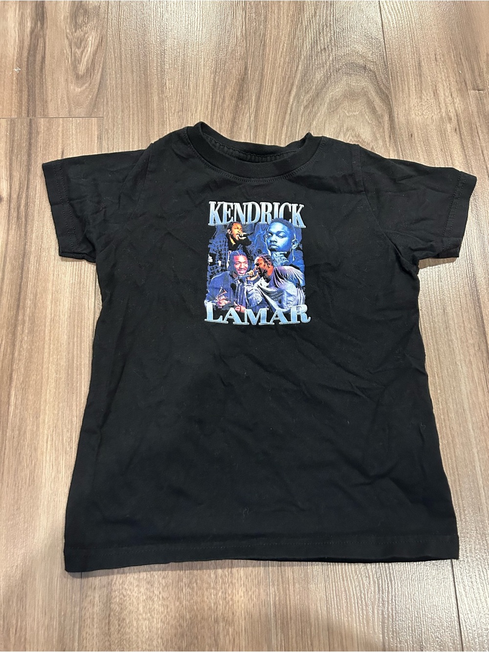 ☀️ 3/$15 Kids Kendrick Lamar Short Sleeve Tee Shirt Black